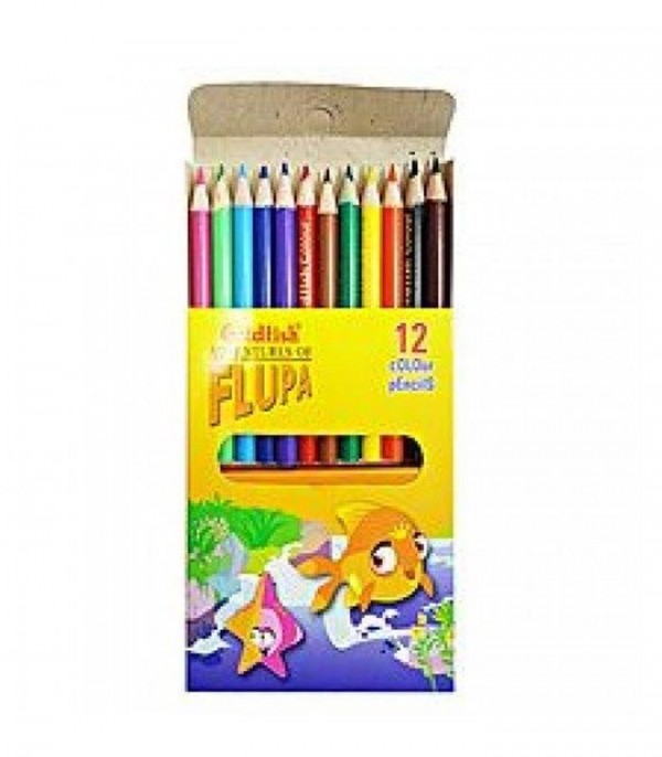 Goldfish Flupa Adventures 12 Color Pencils - Multi Color