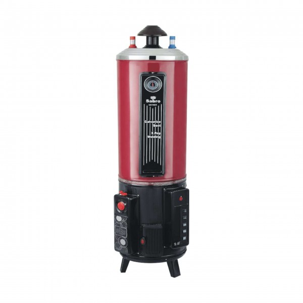 Sabro Gas Geyser Electric & Gas Combo-Red 15GL