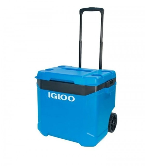 Igloo Latitude Roller 60 Qt Traveling Cooler Blue