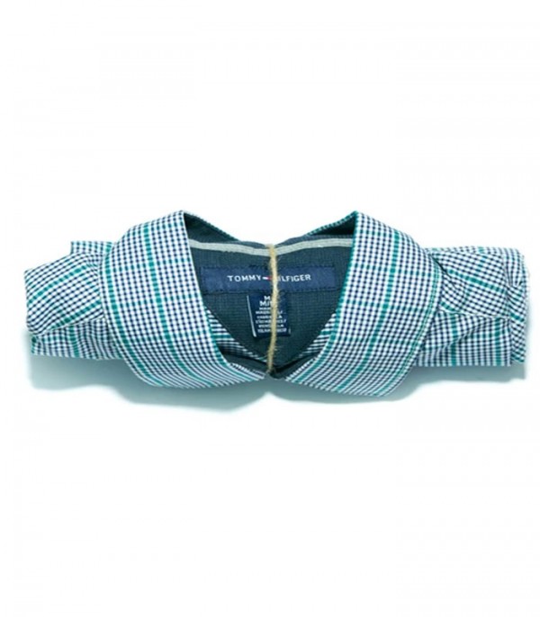 Mens Blue Dotted Shirts - Casual Shirts By Tommy Hilfiger