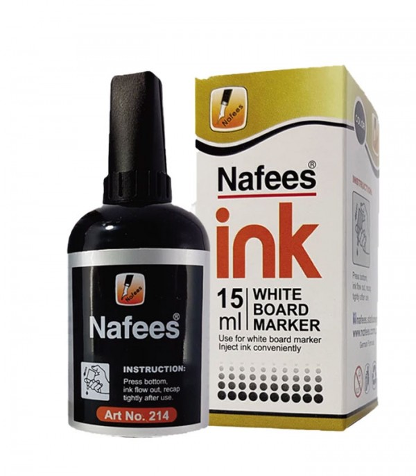 Nafees White Board Marker Ink 15ml Red