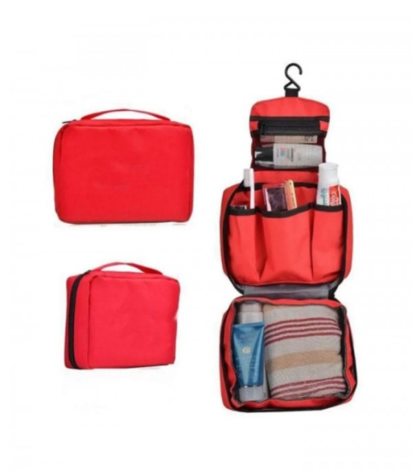 Wash Travel Bag Red