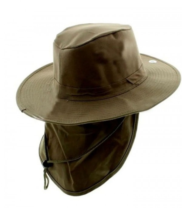Outdoor Summer Safari Hat With Neck Flap